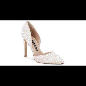 French connection Maggie studded leather pumps